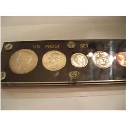 1964 Silver Proof Set W/90% Silver Kennedy Half Dollar