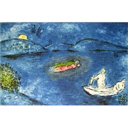 Marc Chagall "Echo" Ltd Edition Giclee W/Coa, 22.5"x17"