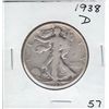 Image 1 : KEY DATE 1938 D WALKING LIBERTY HALF