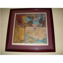 Abstract by Hohne Mixed Media 1 of a kind 32x32