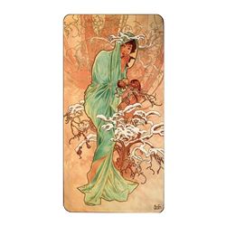 Alphonse Mucha : Winter Art Print