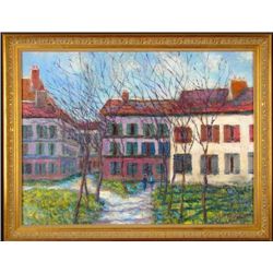 Scoppettone MONTMARTRE Painting Post Impressionist Art