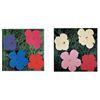 Image 1 : 2 Different Andy Warhol Art Prints: Flowers II & III