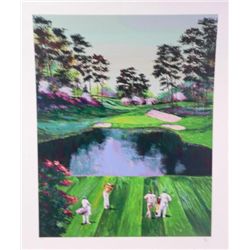 Augusta 16th By Mark King 35x28 S/N Serigraph