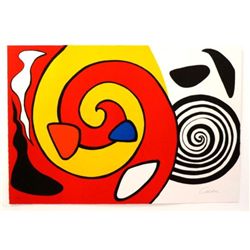 Spirals Orig.by Alexander Calder S/N 26x38