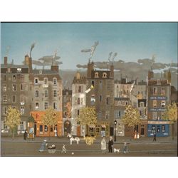 Michel Delacroix Original Art Print L'Homme Sandwich