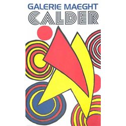Alexander Calder Art Print Triangles & Spirals Mourlot