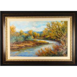 G Wilhelm Large Original Oil Painting Durango Colorado