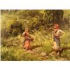 Image 2 : Lazlo Neogrady Original Painting Women in Field