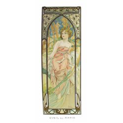 Alphonse Mucha : Eveil de Matin Art Print