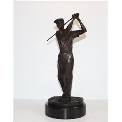 Splendid Ben Hogan Golfer Bronze Sculpture After Ron