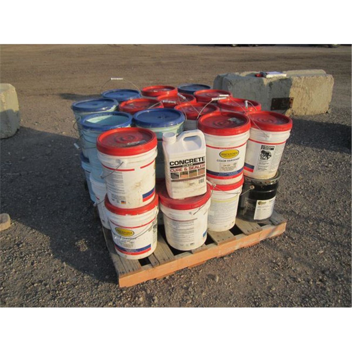 Brick Form Concrete Color Hardener