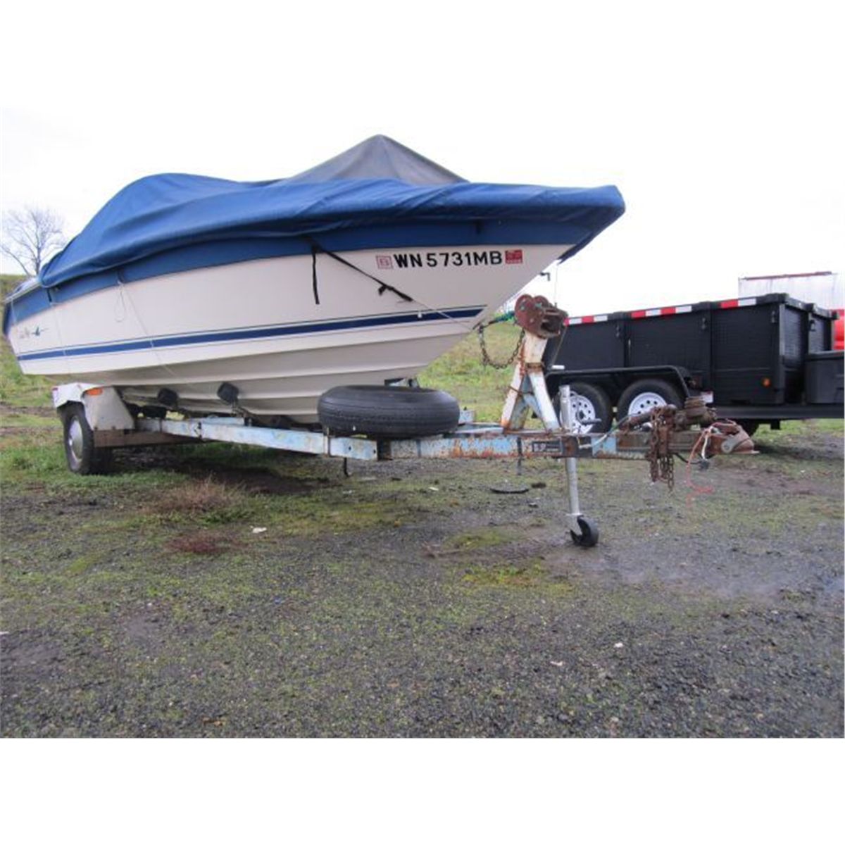 1972 EZ Loader 20' S/A Boat Trailer