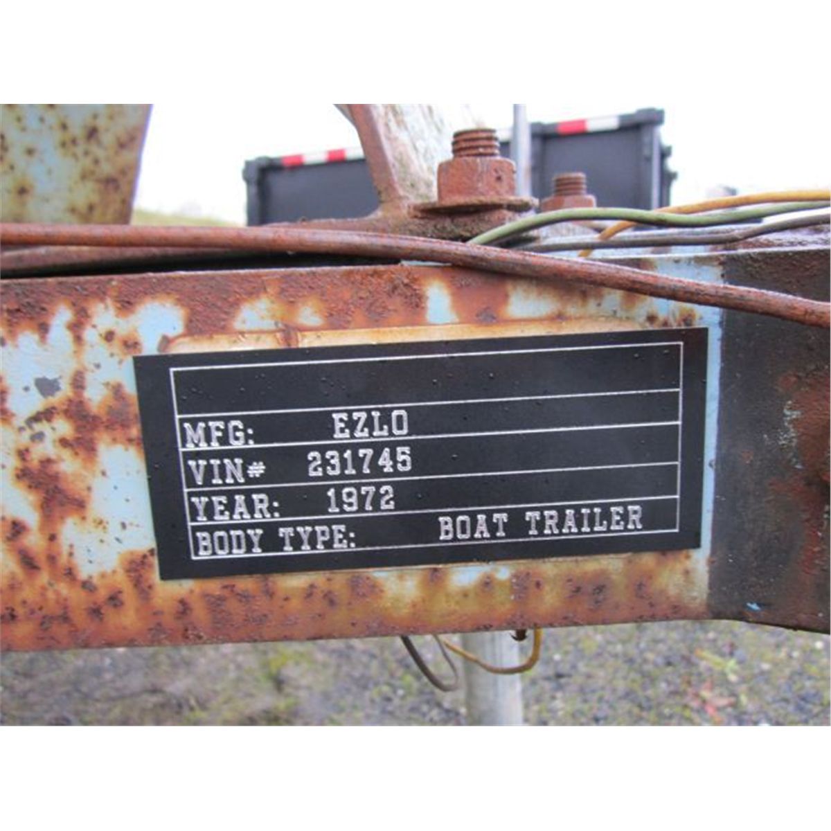 1972 EZ Loader 20' S/A Boat Trailer