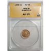 Image 1 : 1856 T3 $1 GOLD  ANACS53  slanted 5