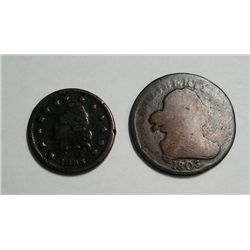 1803 half cent   G/AG