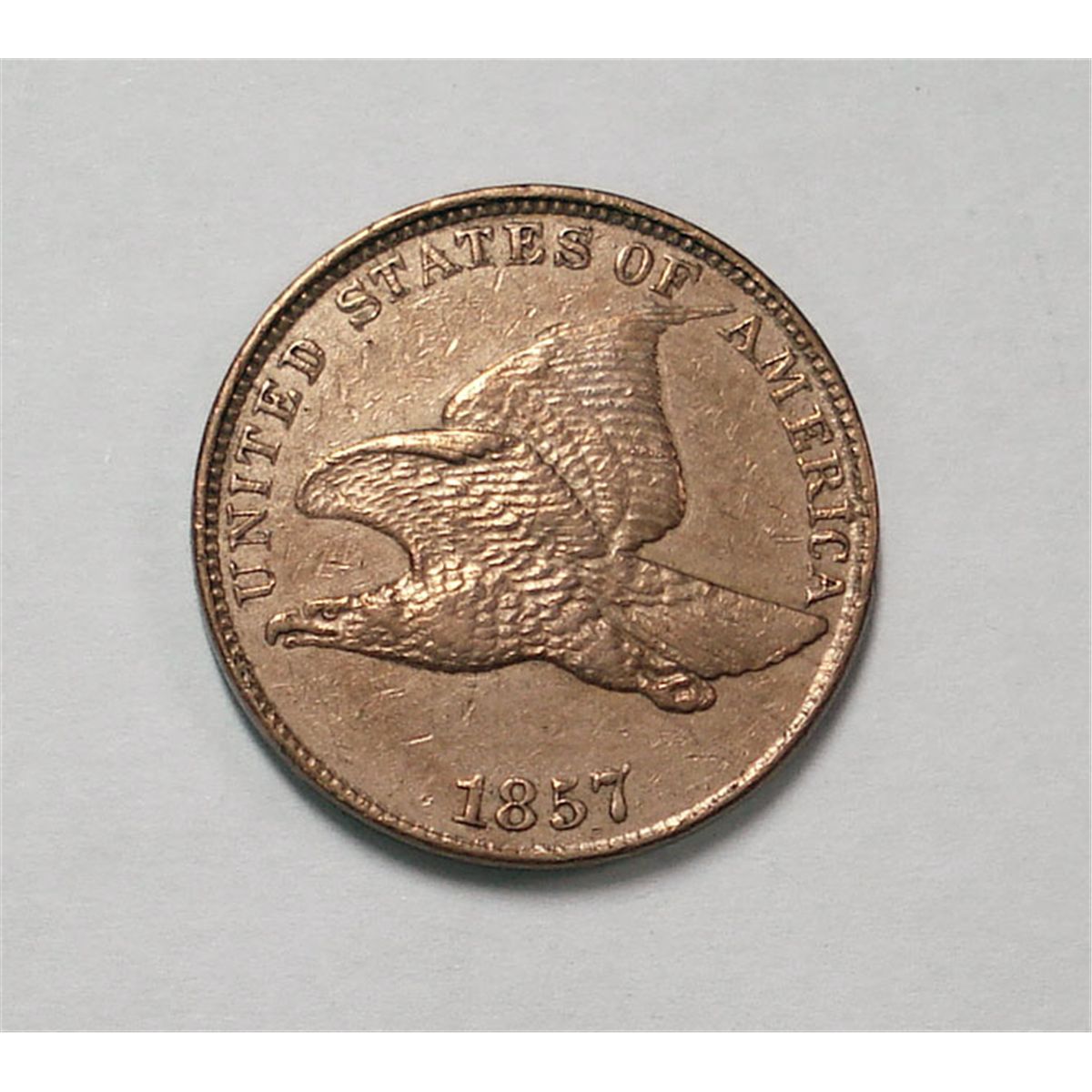 1857 Flying Eagle penny XF