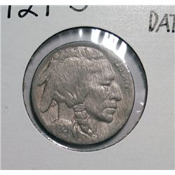 1921S  Buffalo nickel  full horn