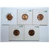 Image 2 : 4 CHBU or better RED 1930 and 1 1931 same grade Lincoln pennys