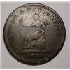 Image 1 : Nova Scotia Pure Copper Trade & Navigation Penny 1838