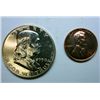 Image 1 : 1950 proof penny and half $