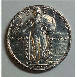 1929 quarter  AU58  sooooooo close to full BU