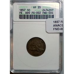 1857 Flying Eagle penny ANACS35