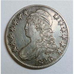 1826 Bust half $  strong strike XF