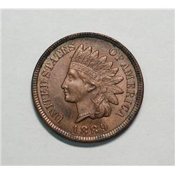 1889  Indian penny  MS64 BR