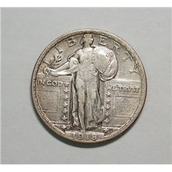 1918D T1 quarter  VF