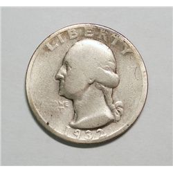 1932S Washington quarter VG