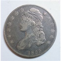 1835 Bust half $  VF