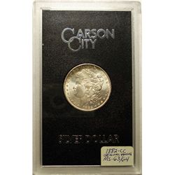 1882CC GSA boxed $  MS63 solid box  with  papers