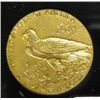 Image 2 : 1912 $5 GOLD  Indian  XF/AU