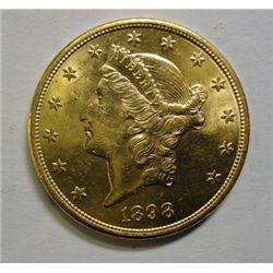 1898S $20 GOLD  MS62