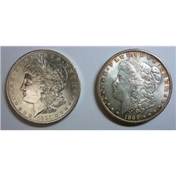 1891 and 1899O Morgan $  MS63
