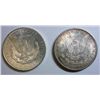Image 2 : 1891 and 1899O Morgan $  MS63