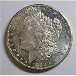 1883S Morgan $  AU58 SOOOOOOOclose to 60