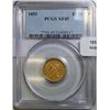 Image 1 : 1851 $2 1/2 GOLD  PCGS45