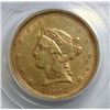 Image 2 : 1851 $2 1/2 GOLD  PCGS45