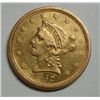 Image 1 : 1852 $2 1/2 GOLD  XF  BUT