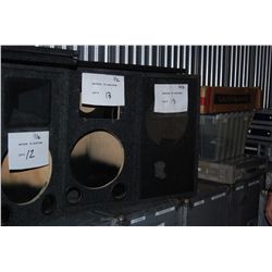 Wedge Cabinets - 1 Pair - NO Drivers