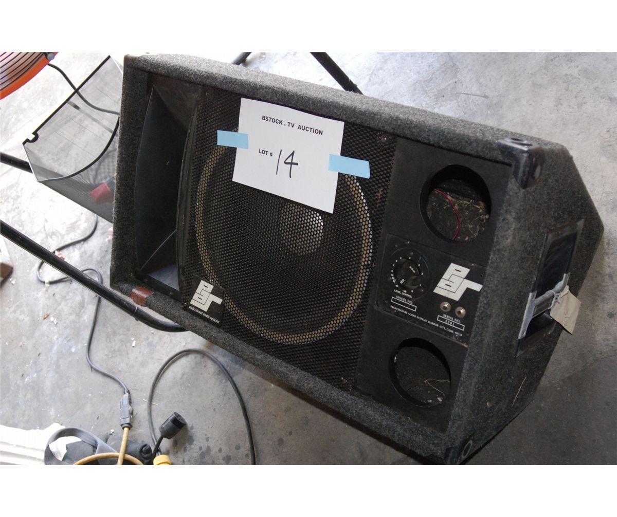 Professional Audio Systems PAS Wedge Monitor Model 15.2FM w/ 15" JBLs