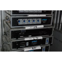 Yamaha PD 2500 2RU Power Amplifier w/ Janal Flight Case