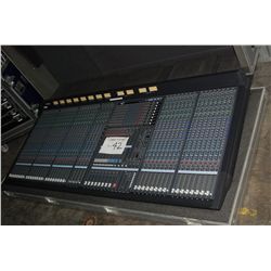 Yamaha M-3000 40 Channel Mixing Board in Gray Flight Case w/ Power Supply and Cable