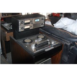 Ampex Vintage AG 440 2 Track x 1/4" Tape Machine in Roll-Around