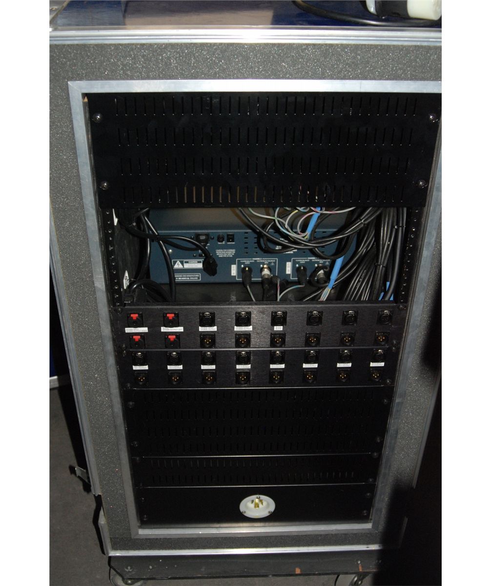 20 Rack Unit Shock Mount Flight Case w/ Furman PL Plus D Series II ...