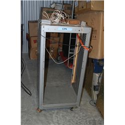 Vintage 50's Shallow  Half Size Rack Unit