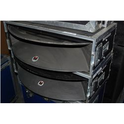 Matched pair of JBL 2350 Horns in Cases w/2445J Drivers