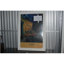 Framed van Gogh Print "Cafe Terrace At Night"